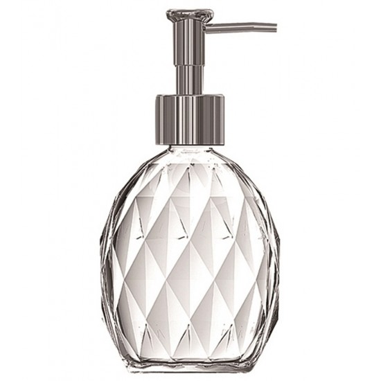 Porta Sabonete Liquido 425ml de Vidro Casual